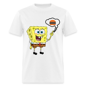 Unisex Classic SpongeBob Custom T Shirt - white