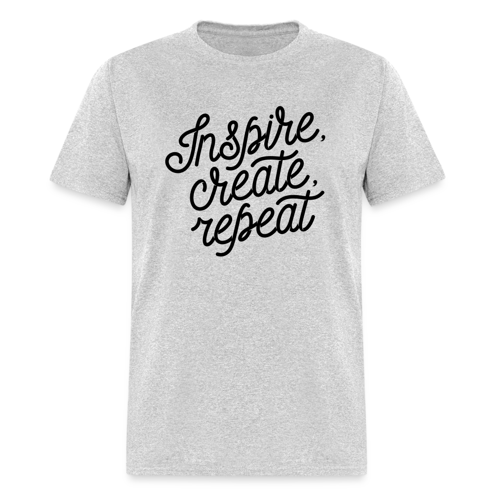 Unisex Classic Inspire Print T Shirt - heather gray