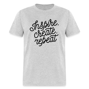 Unisex Classic Inspire Print T Shirt - heather gray