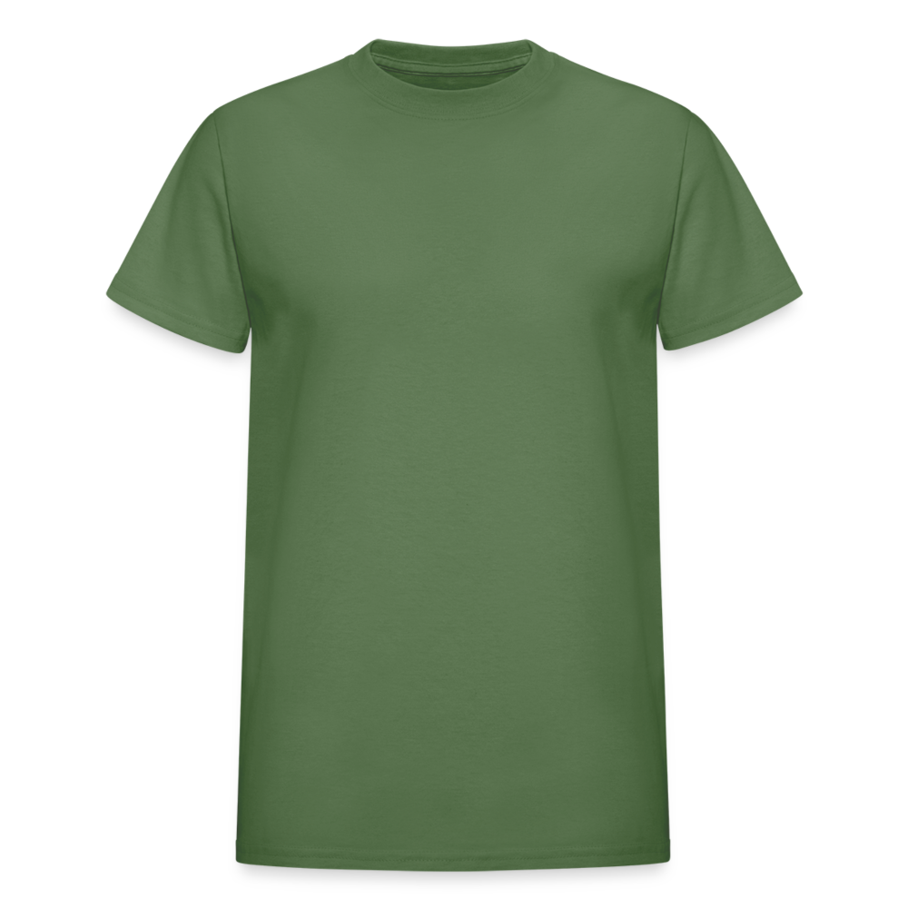 Unisex Adult Gildan Ultra Cotton Print T Shirt - military green