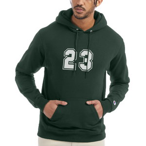 Men's Champion Powerblend Hoodie - Dark Green