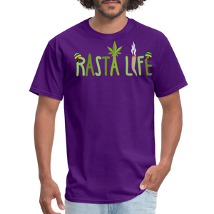 Unisex Classic Custom Rasta T Shirt - purple