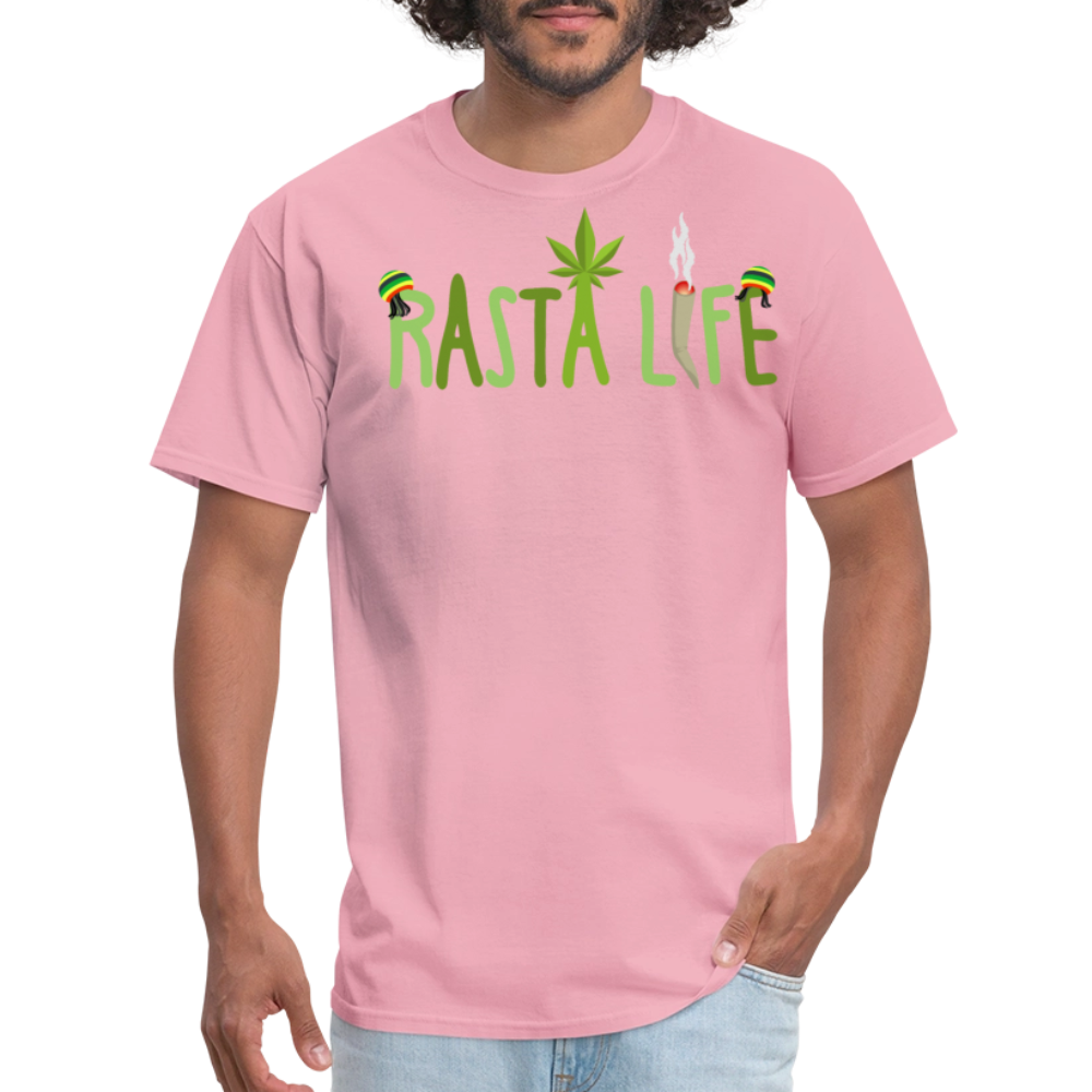 Unisex Classic Custom Rasta T Shirt - pink