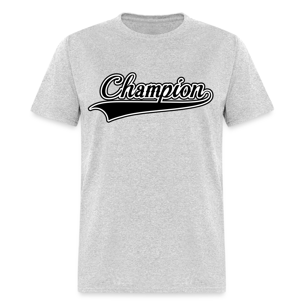 Adult Unisex Regular Fit Champion T Shirt - heather gray