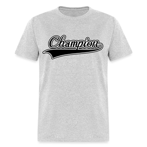 Adult Unisex Regular Fit Champion T Shirt - heather gray