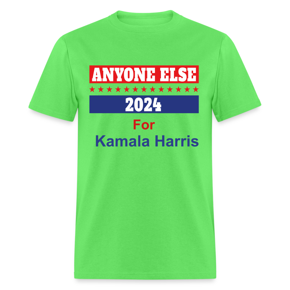 Unisex Classic Vote 2024 Print T Shirt - kiwi