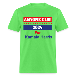 Unisex Classic Vote 2024 Print T Shirt - kiwi