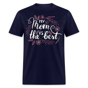 Women's Classic Custom Mother's T Shirt - navy