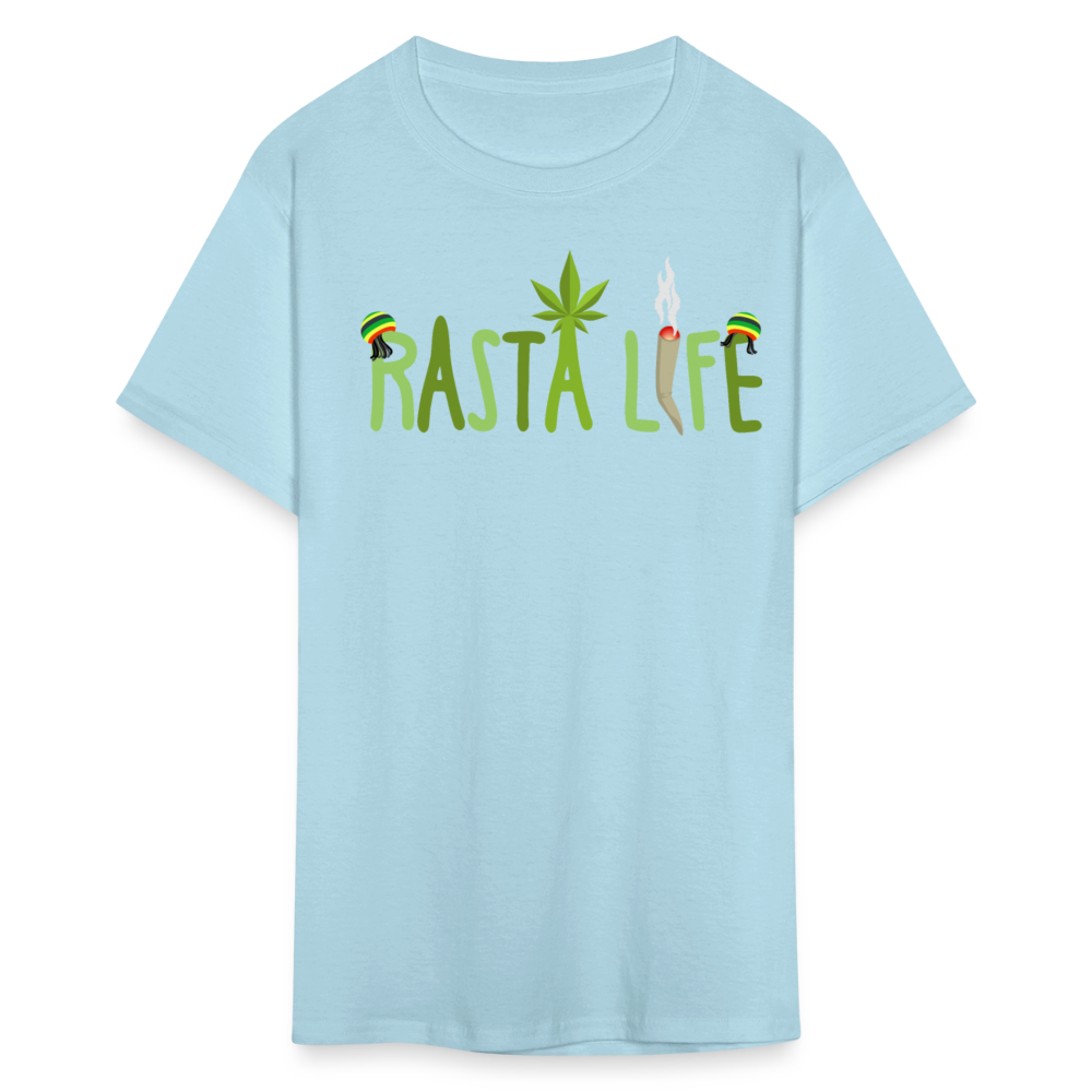 Unisex Classic Custom Rasta T Shirt - powder blue