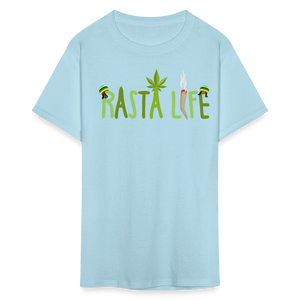 Unisex Classic Custom Rasta T Shirt - powder blue
