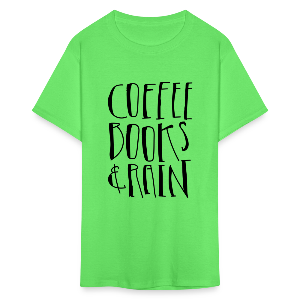 Unisex Coffee Print T Shirt - kiwi