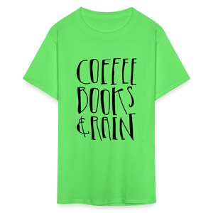 Unisex Coffee Print T Shirt - kiwi