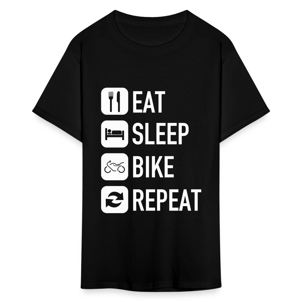 Unisex Classic Custom Sleep Repeat T Shirt - black