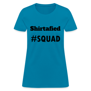 Women's Hashtag Era T Shirt - turquoise