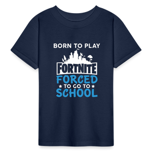 Boys Youth Hanes Tagless Fortnite T Shirt - navy