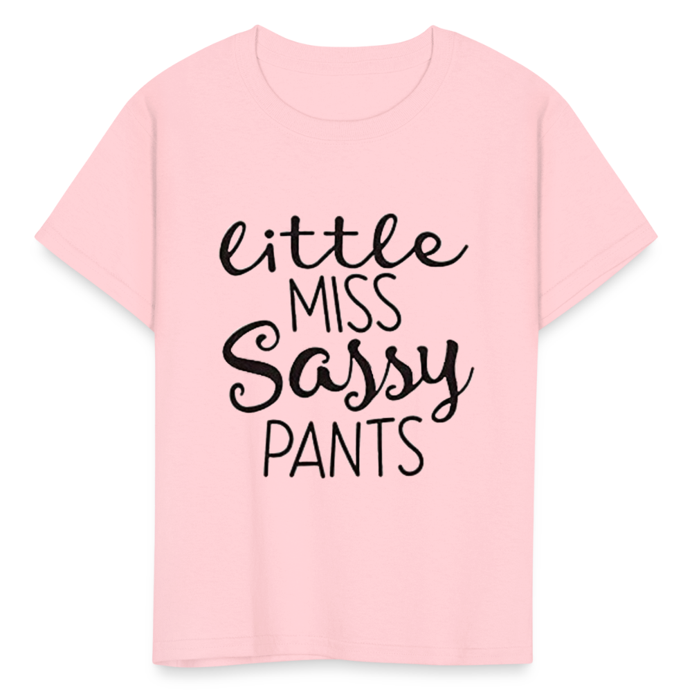 Kids and Babies Miss Sassy Pants Print T Shirt - pink