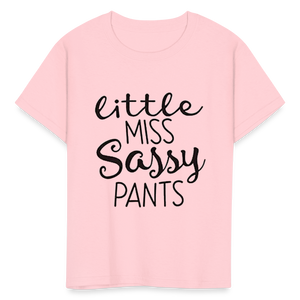 Kids and Babies Miss Sassy Pants Print T Shirt - pink