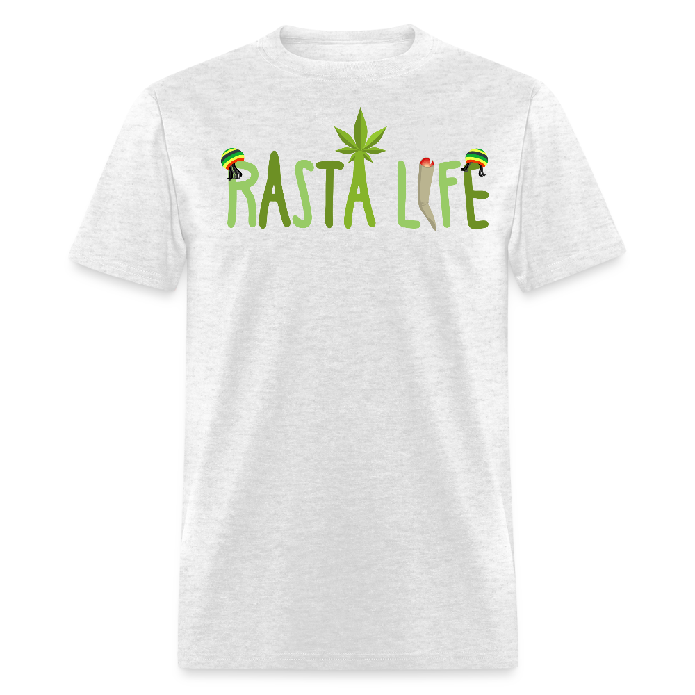 Unisex Classic Custom Rasta T Shirt - light heather gray