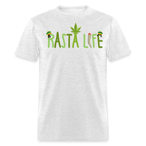 Unisex Classic Custom Rasta T Shirt - light heather gray