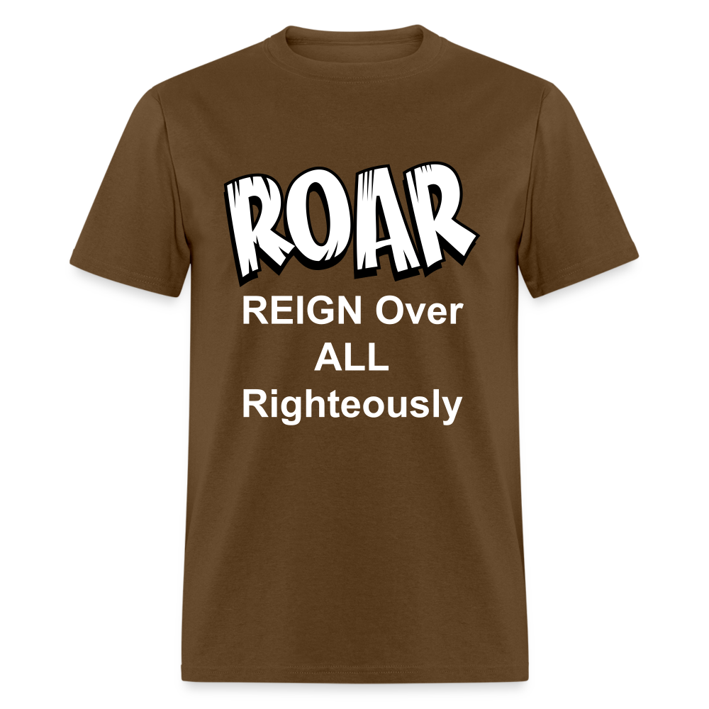 Unisex Classic ROAR T Shirt - brown