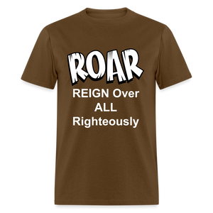 Unisex Classic ROAR T Shirt - brown