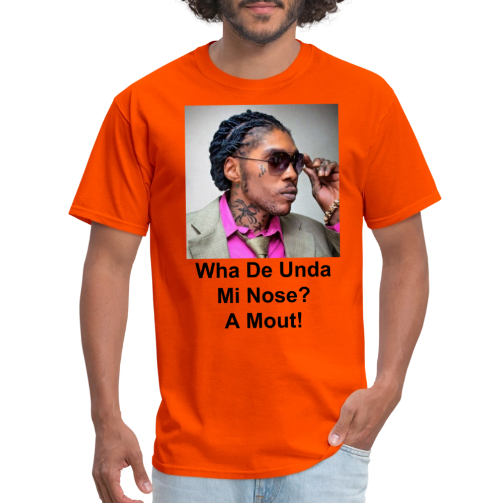 Unisex Classic Vybz Kartel Custom T Shirt - orange