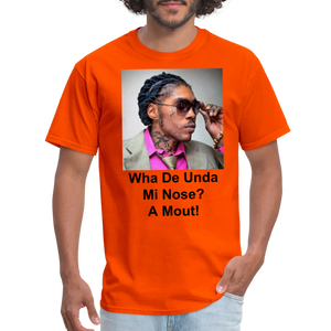 Unisex Classic Vybz Kartel Custom T Shirt - orange