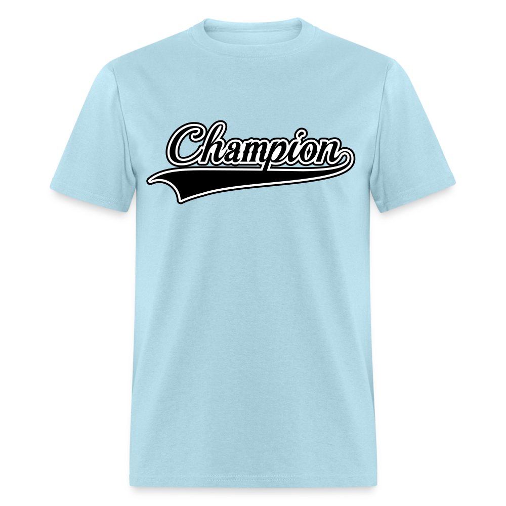 Adult Unisex Regular Fit Champion T Shirt - powder blue