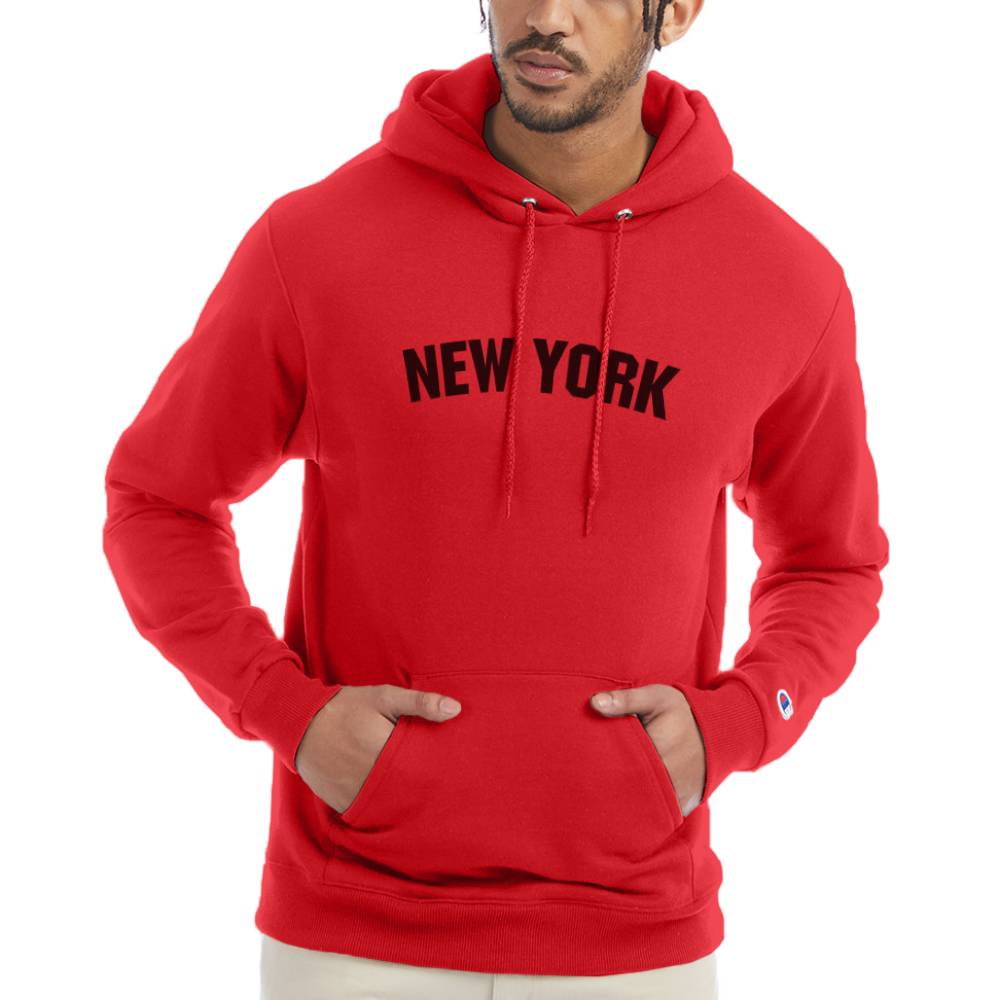 Unisex Champion Powerblend Hoodie - Scarlet