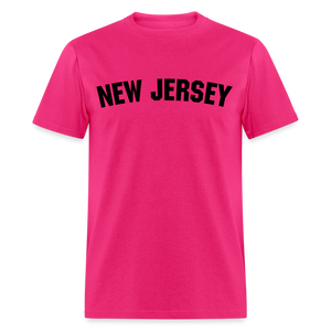 Unisex New Jersey T Shirt - fuchsia