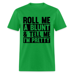 Unisex Roll a Blunt T Shirt - bright green