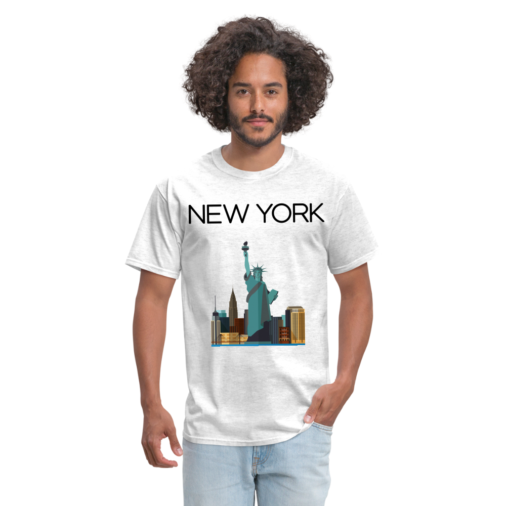 Unisex Classic  New York T Shirt - light heather gray