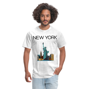 Unisex Classic  New York T Shirt - light heather gray