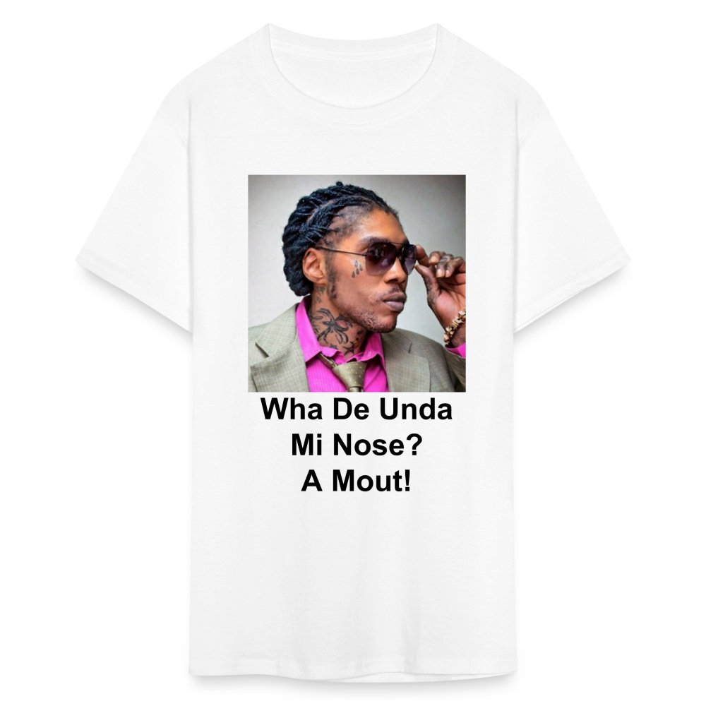 Unisex Classic Vybz Kartel Custom T Shirt - white