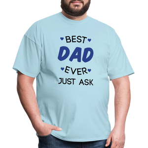 Unisex Classic Custom Dad T Shirt - powder blue