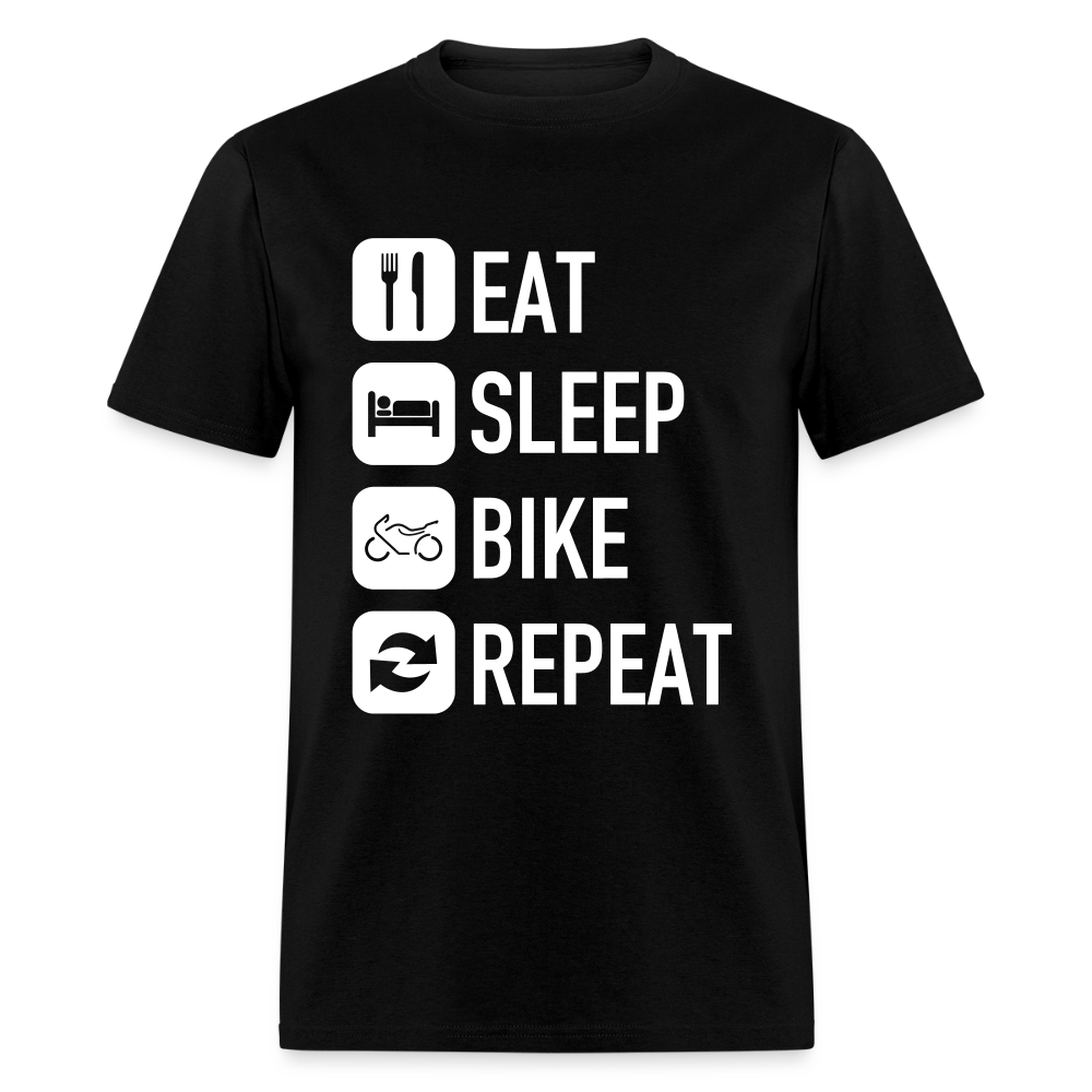 Unisex Classic Custom Sleep Repeat T Shirt - black
