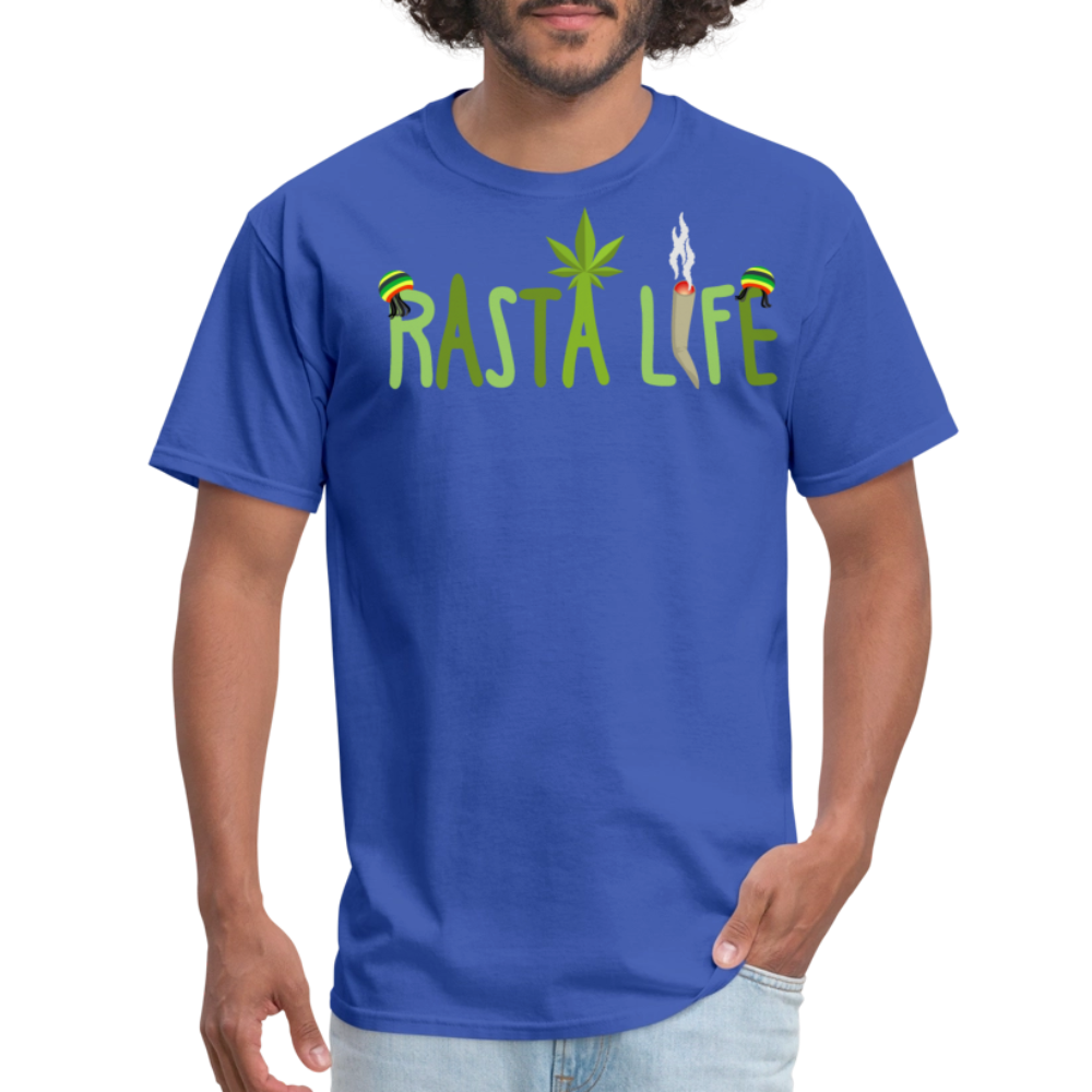 Unisex Classic Custom Rasta T Shirt - royal blue