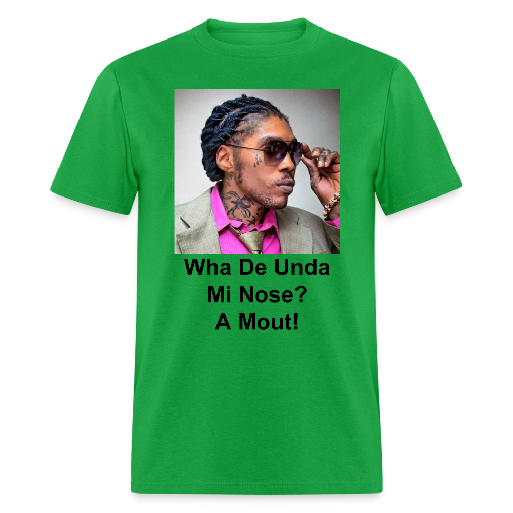 Unisex Classic Vybz Kartel Custom T Shirt - bright green