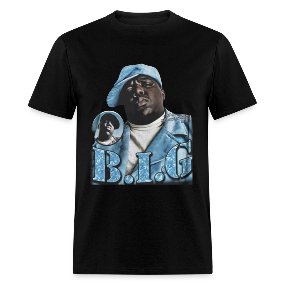 Unisex Classic Biggie Print T Shirt - black