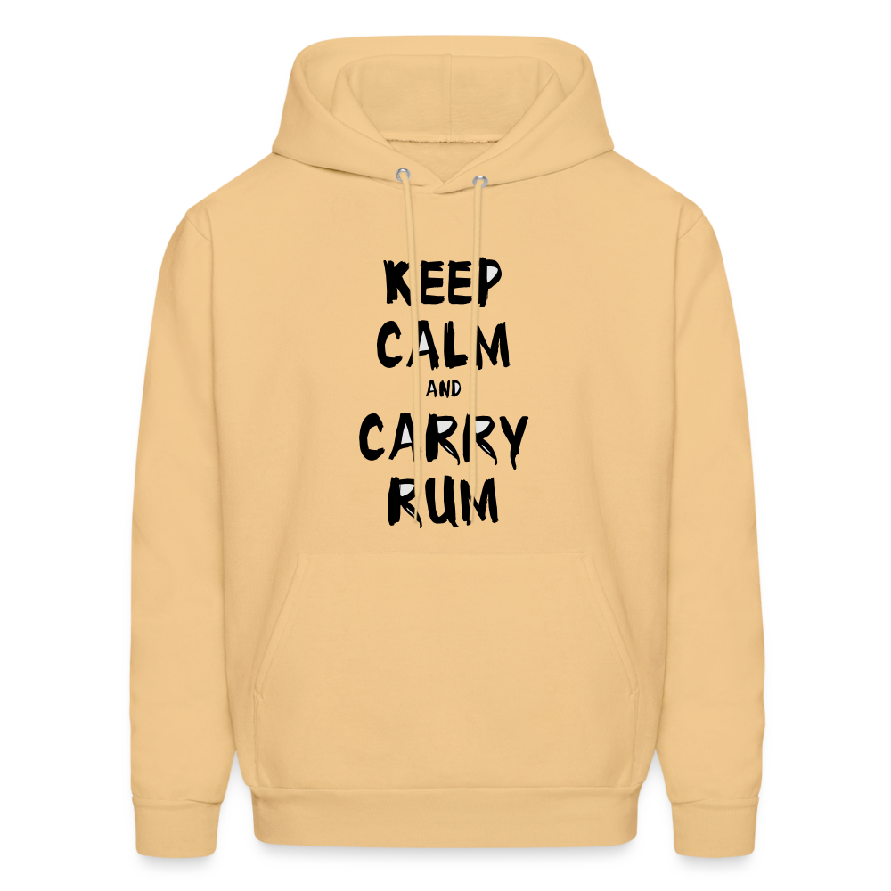 Men's Rum Print Hoodie - light yellow