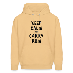 Men's Rum Print Hoodie - light yellow