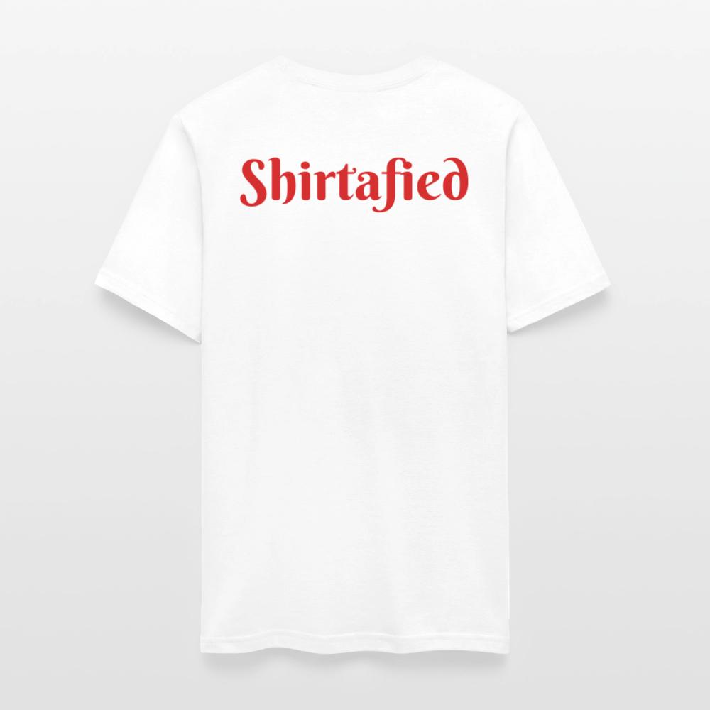 Unisex Shirtafied Print Gildan T Shirt - white