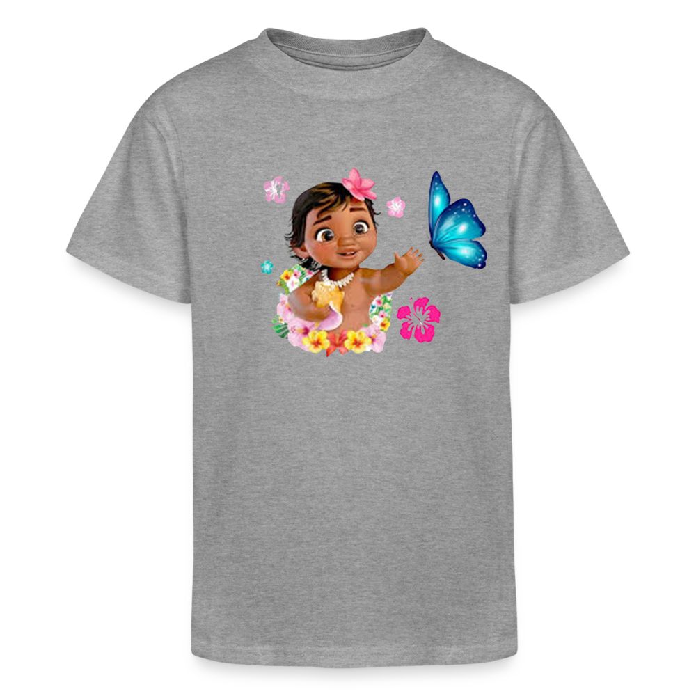 Kid Girls Champion Moana Baby Print T Shirt - heather gray