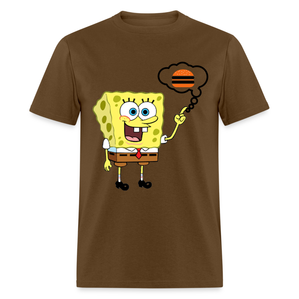 Unisex Classic SpongeBob Custom T Shirt - brown