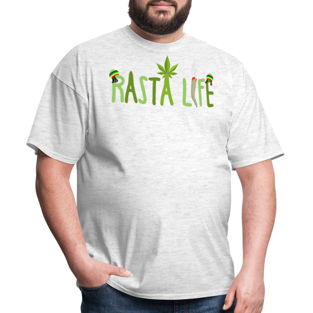 Unisex Classic Custom Rasta T Shirt - light heather gray