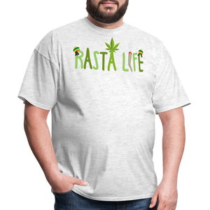 Unisex Classic Custom Rasta T Shirt - light heather gray