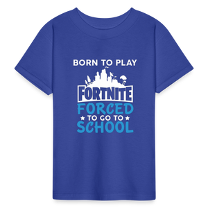 Boys Youth Hanes Tagless Fortnite T Shirt - royal blue