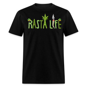 Unisex Classic Custom Rasta T Shirt - black