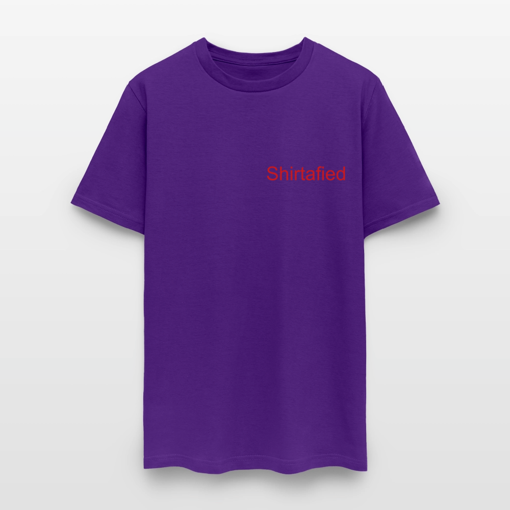 Unisex Shirtafied Print Gildan T Shirt - purple