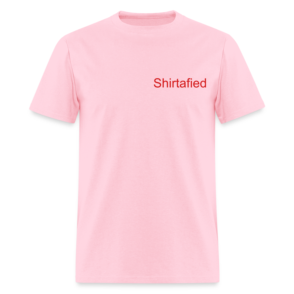 Unisex Shirtafied Print Gildan T Shirt - pink